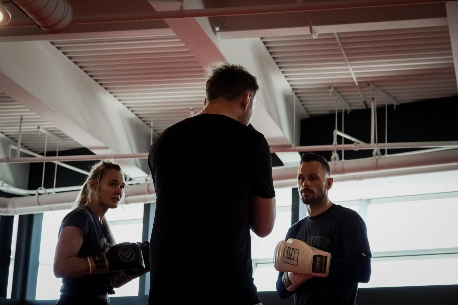 Andrea Lee training at the UFC Performance Institute January 2021
