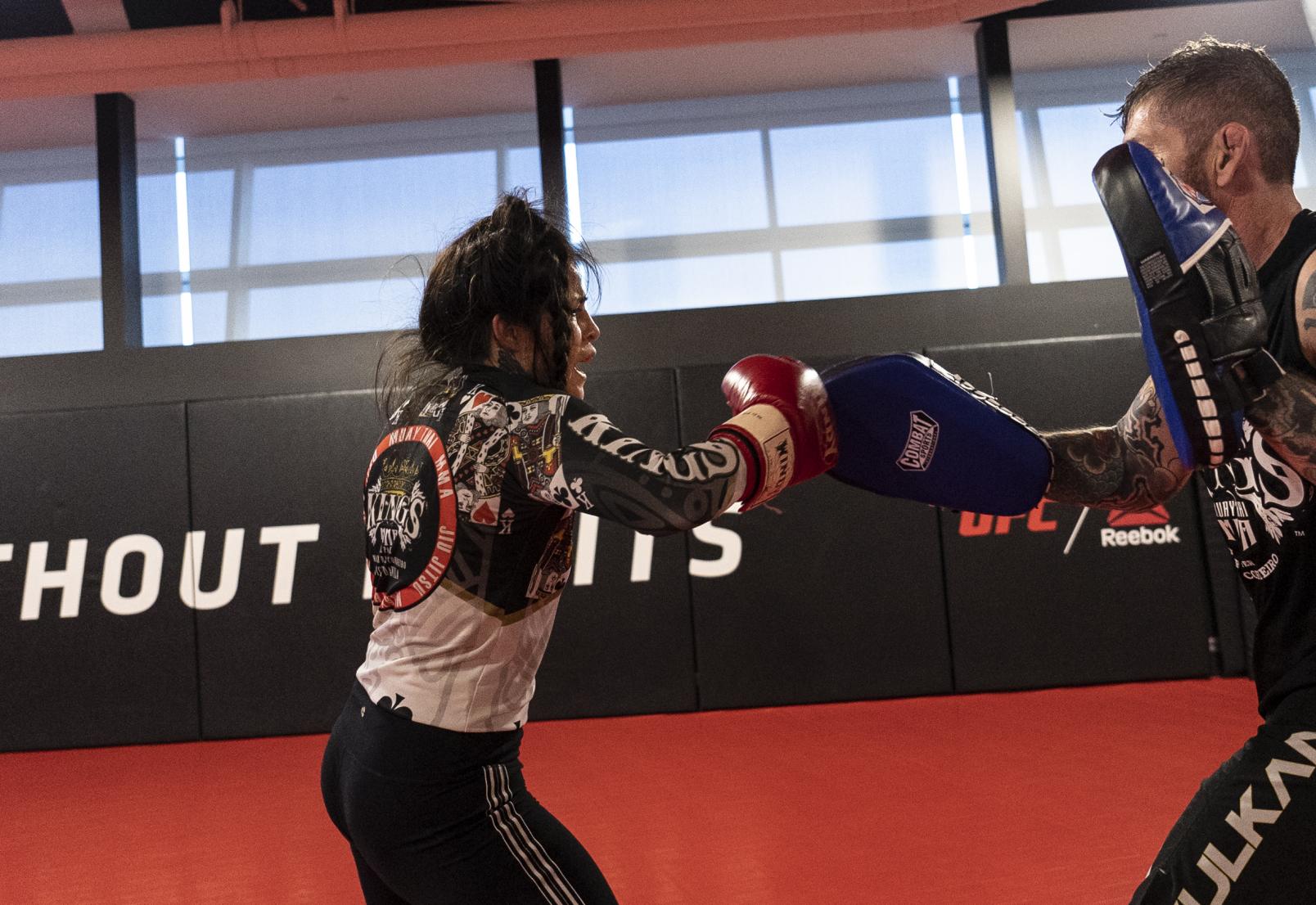 Montserrat Conejo training at the UFC Performance Institute