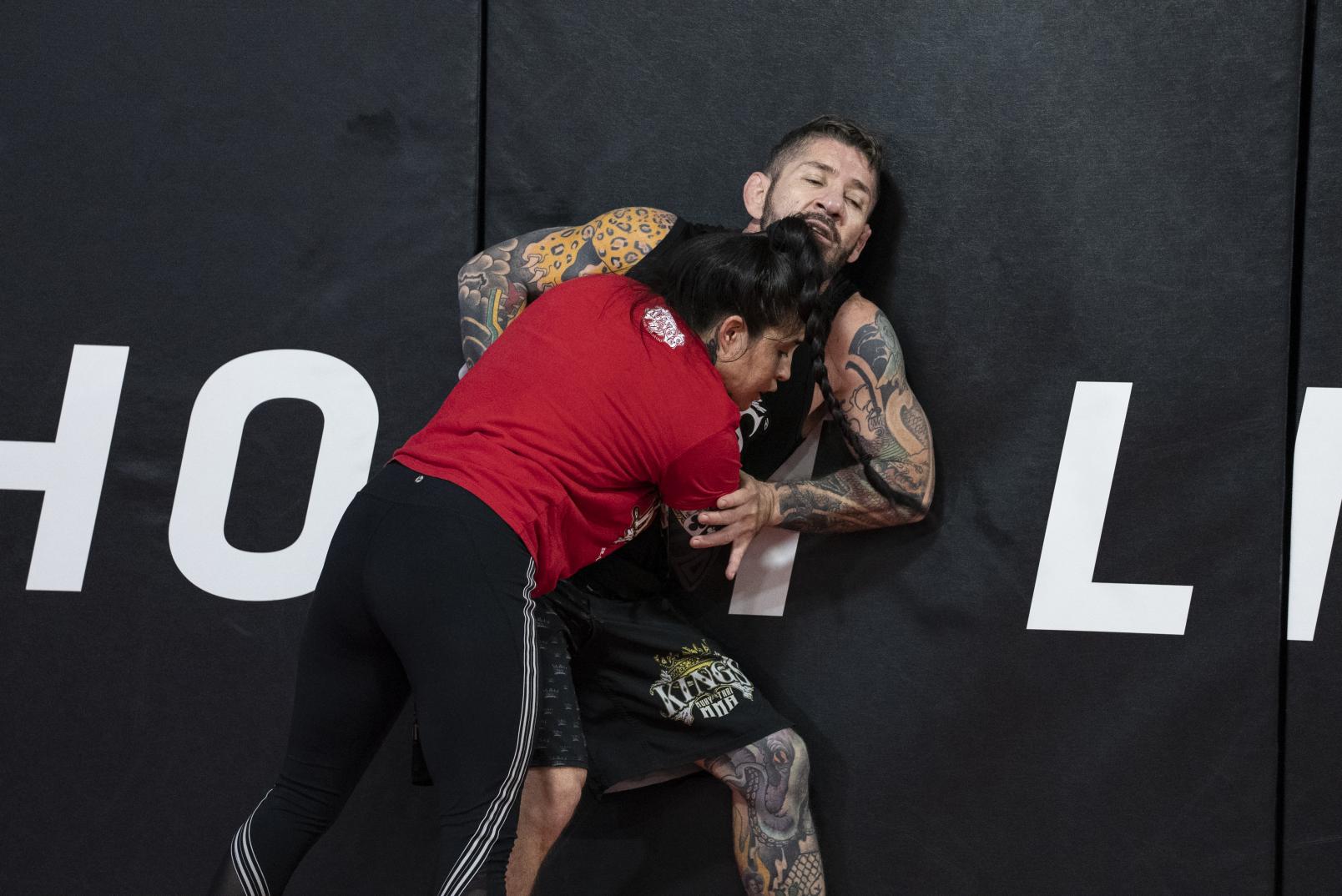 Montserrat Conejo training at the UFC Performance Institute