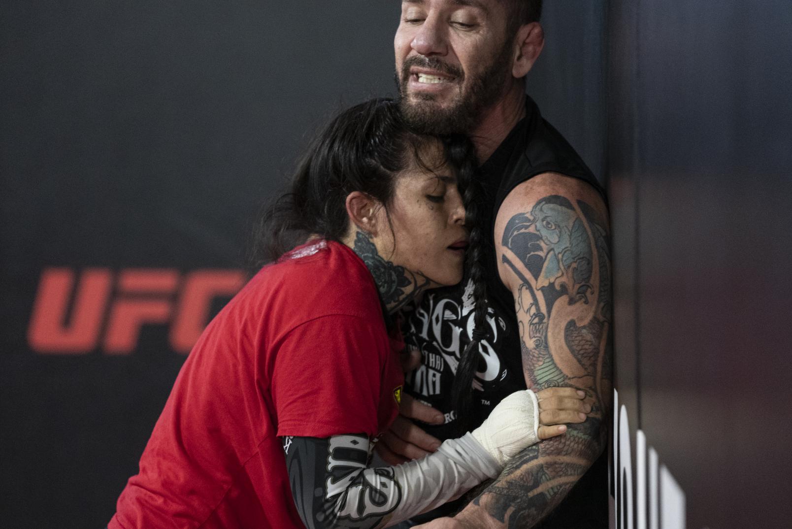 Montserrat Conejo training at the UFC Performance Institute