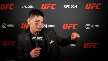 Interim Flyweight Champion Brandon Moreno Reacts With UFC.com After His TKO Victory Over Kai Kara-France At UFC 277: Peña vs Nunes 2 on July 30, 2022
