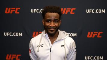 Welterweight Geoff Neal Reacts With UFC.com After His Knockout Victory Over Vicente Luque At UFC Fight Night: Santos vs Hill on August 6, 2022