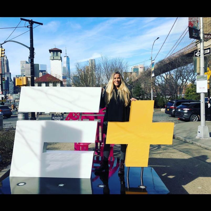 From her Instagram Page @blondefighter