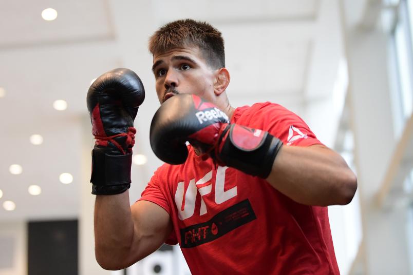NEWARK, NEW JERSEY - JULY 31: Mickey Gall practices during the UFC Fight Night Open Workouts at Prudential Center on July 31, 2019 in Newark, New Jersey. (Photo by Steven Ryan/Zuffa LLC via Getty Images)