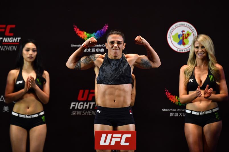 Jessica Andrade at UFC Shenzhen Weigh Ins, 2019