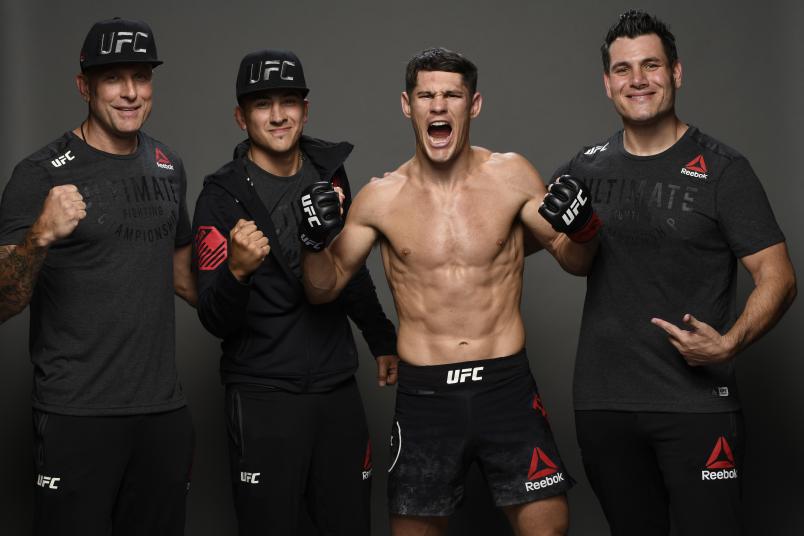 Charles Rosa poses for a portrait backstage after his victory during the UFC Fight Night event at TD Garden on October 18, 2019 in Boston, Massachusetts. (Photo by Mike Roach/Zuffa LLC via Getty Images)