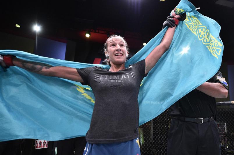 Mariya Agapova has a huge UFC debut in Las Vegas (Photo by Chris Unger/Zuffa LLC)