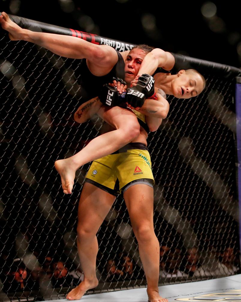 "The Slam" at UFC 237 in Brazil, 2019 (Photo by Alexandre Schneider/Getty Images)