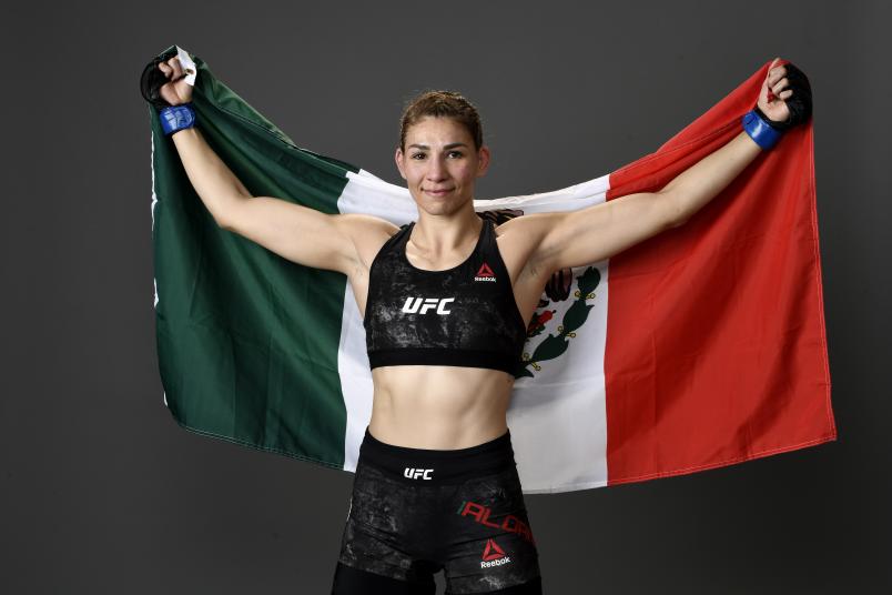 Irene Aldana of Mexico poses for a portrait during the UFC 245 event at T-Mobile Arena on December 14, 2019 in Las Vegas, Nevada. (Photo by Mike Roach/Zuffa LLC via Getty Images)