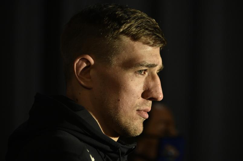 Kyle Daukaus prepares to fight Brendan Allen in their middleweight fight during the UFC Fight Night event at UFC APEX on June 27, 2020 in Las Vegas, Nevada. (Photo by Chris Unger/Zuffa LLC)