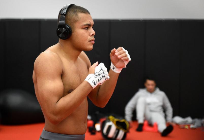 Nikolas Motta nos bastidores do Dana White's Contender Series