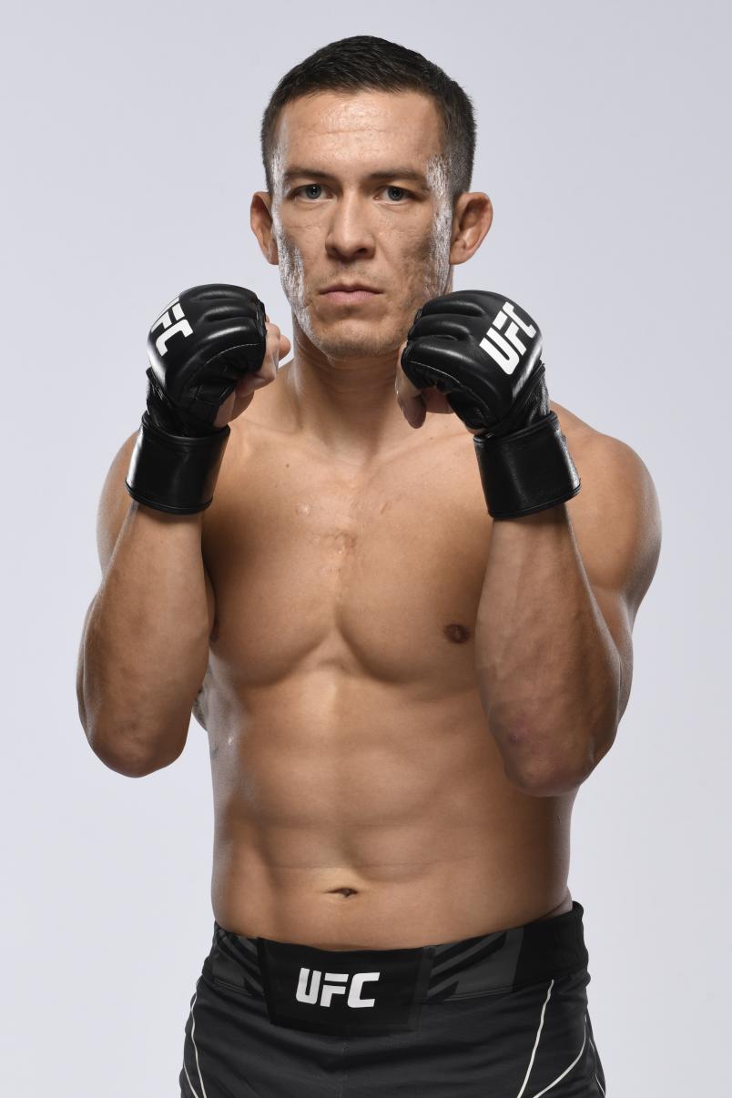 Hunter Azure poses for a portrait during a UFC photo session on April 7, 2021 in Las Vegas, Nevada. (Photo by Mike Roach/Zuffa LLC)