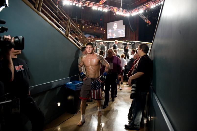 Frank Lester during The Ultimate Fighter 9 Finale at The Pearl at the Palms on June 20, 2009 in Las Vegas, Nevada. (Photo by Josh Hedges/Zuffa LLC)