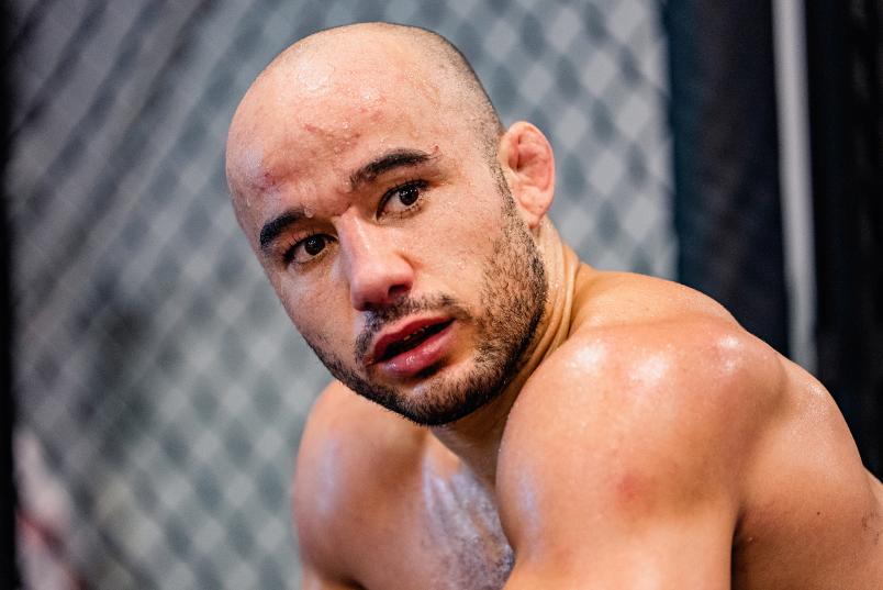 Marlon Moraes trains at American Top Team in Coconut Creek, Florida, on June 29, 2021. (Photo by Zac Pacleb)