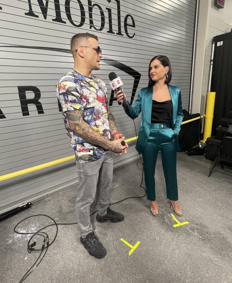 Megan Olivi & Dustin Poirier