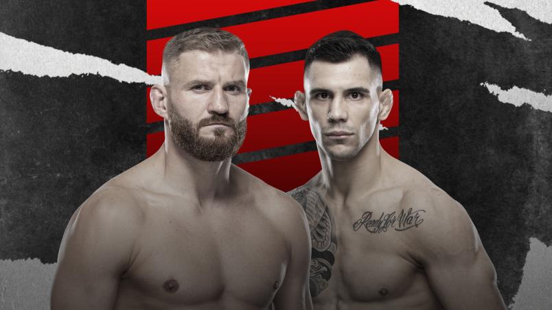 Card com as imagens de Jan Blachowicz e Aleksandar Rakic