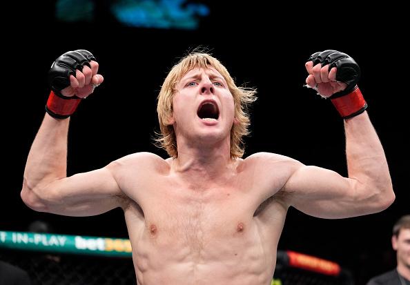 Paddy Pimblett comemora após finalizar Kazula Vargas no UFC Londres (Chris Unger/Zuffa LLC)