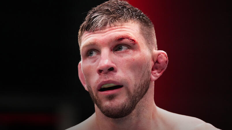 Kurt Holobaugh in his lightweight fight during the filming of The Ultimate Fighter at UFC Apex on March 2, 2023 in Las Vegas, Nevada. (Photo by Chris Unger/Zuffa LLC)