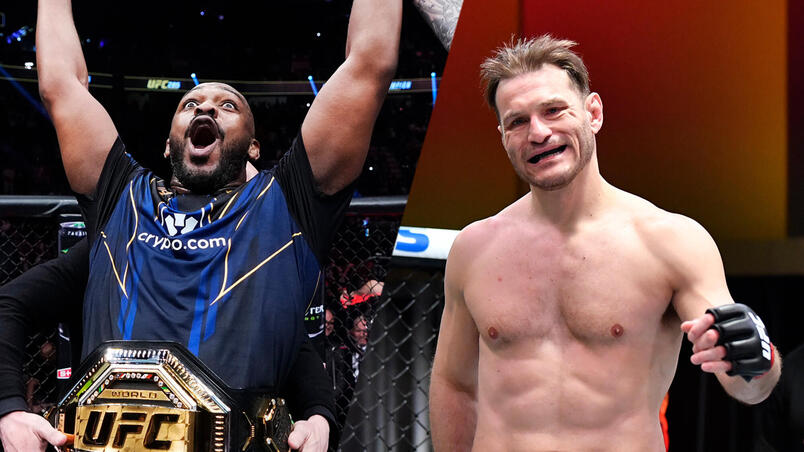 UFC Heavyweights Jon Jones and Stipe Miocic.