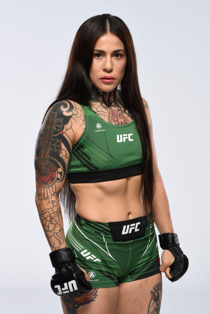 Montserrat Conejo poses for a portrait during a UFC photo session on July 14, 2021 in Las Vegas, Nevada. (Photo by Mike Roach/Zuffa LLC)