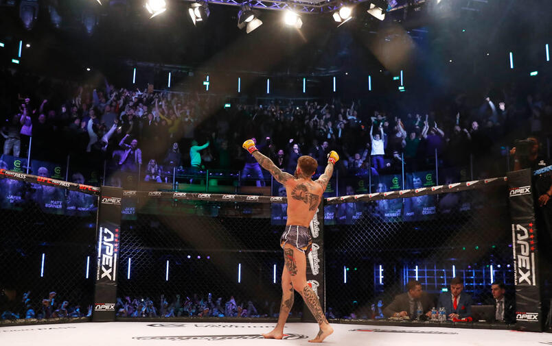 Jordan Vucenic of Cage Warriors (Photo by Dolly Clew/Cage Warriors)