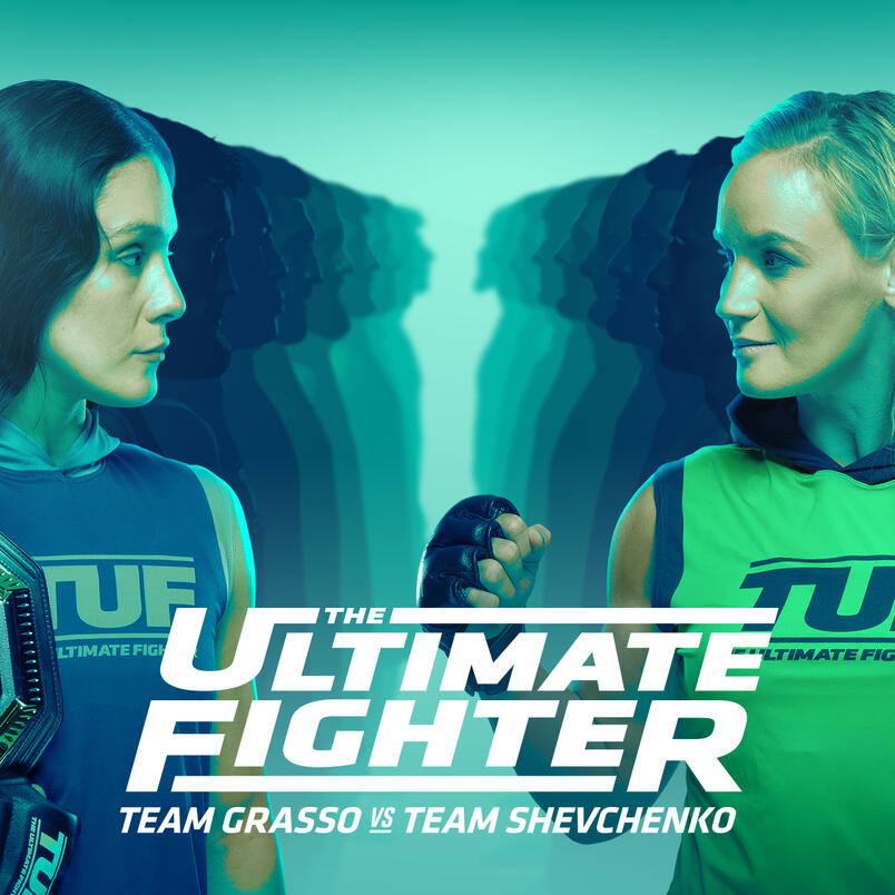 Pôster do The Ultimate Fighter 32, com Alexa Grasso e Valentina Shevchenko. (Divulgação)