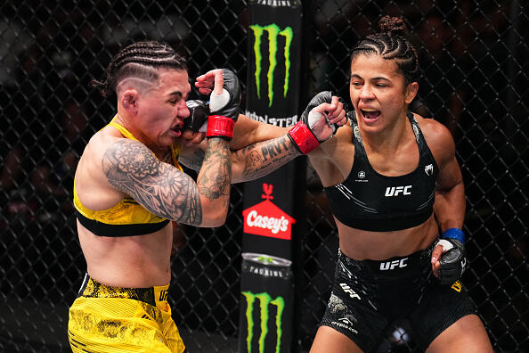 Natália Silva venceu Jéssica Andrade no UFC Vegas 97. (Foto por Chris Unger/Zuffa LLC)