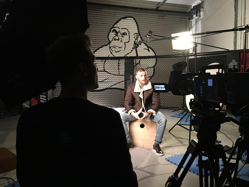Conor McGregor interviewed by John Gooden