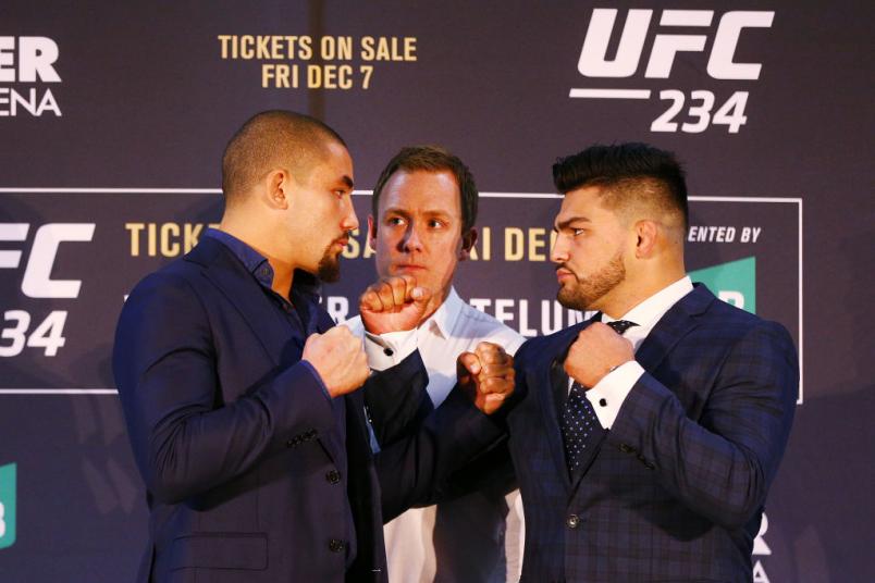 Robert Whittaker faces Kelvin Gastelum ahead of UFC 234