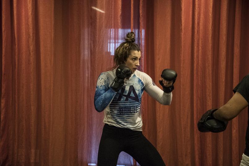 3 - Montana de la Rosa training in Melbourne for UFC 234