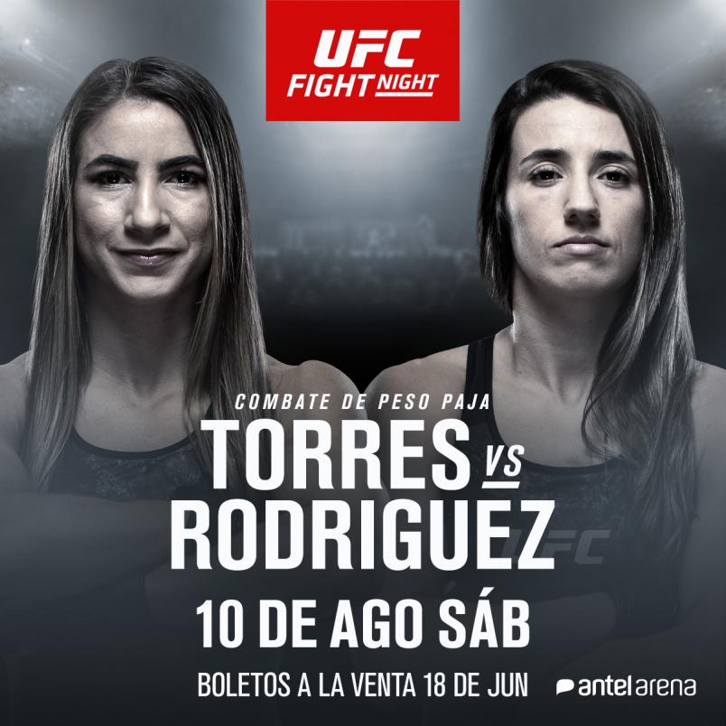 UFC Uruguay Tecia Torres vs Marina Rodriguez spanish announcement