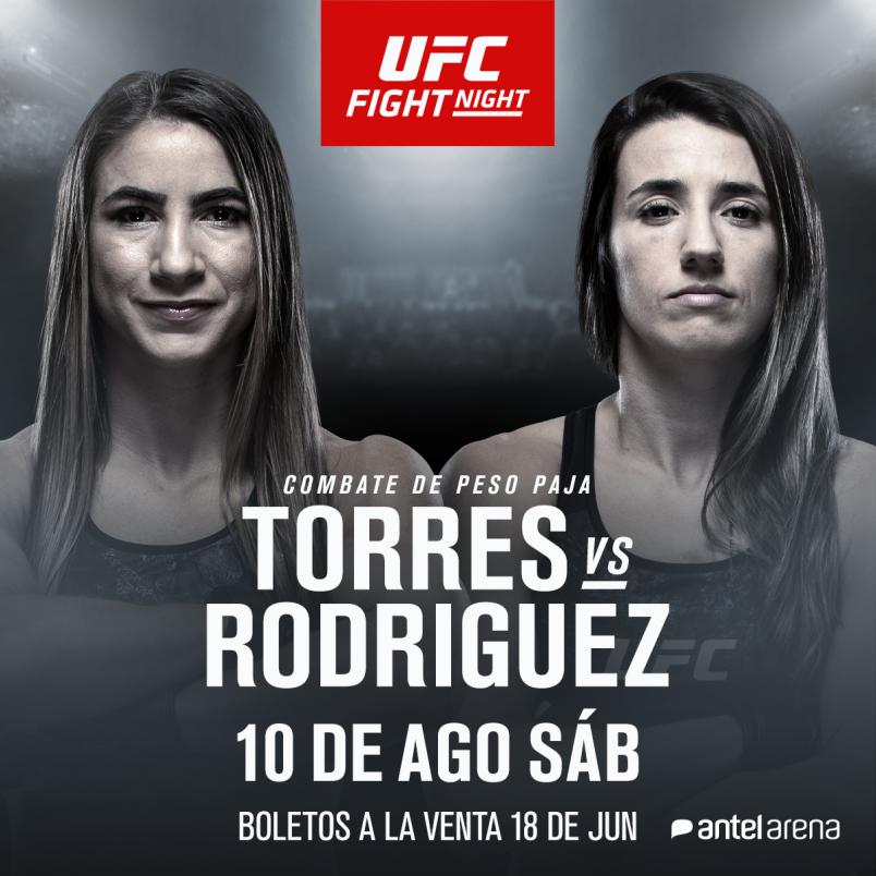 UFC Uruguay Tecia Torres vs Marina Rodriguez spanish announcement 