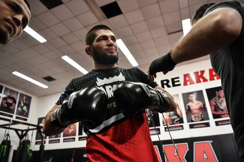 02 - UFC 242 Khabib Nurmagomedov AKA training