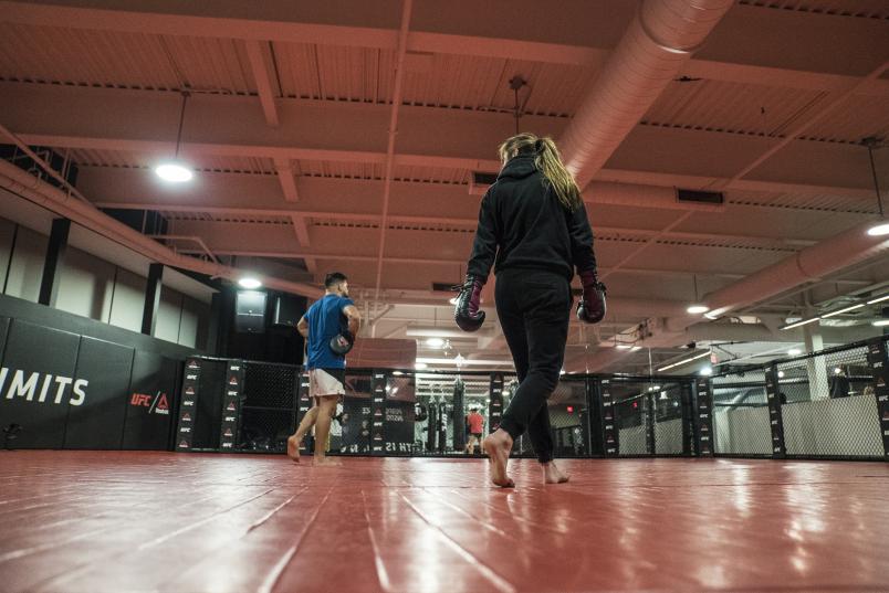 13- UFC 246 Sabina Mazo training at the UFC Performance Institute