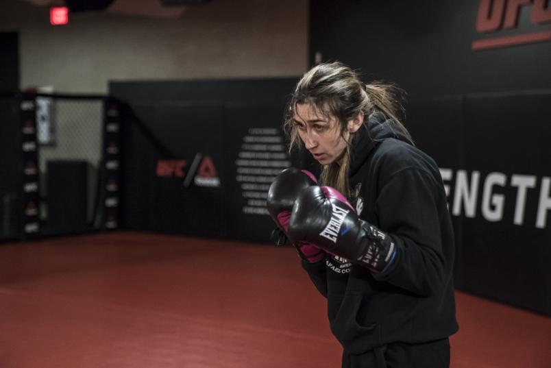 19- UFC 246 Sabina Mazo training at the UFC Performance Institute