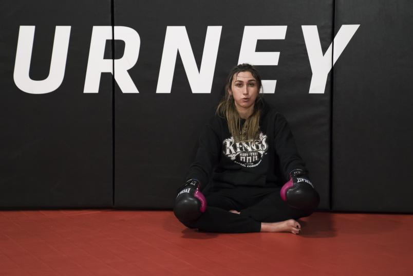 22- UFC 246 Sabina Mazo training at the UFC Performance Institute
