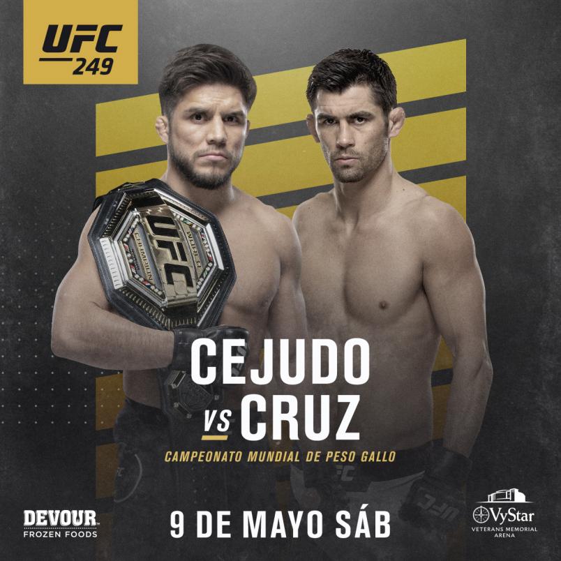 UFC 249 Cejudo vs Cruz Espanol