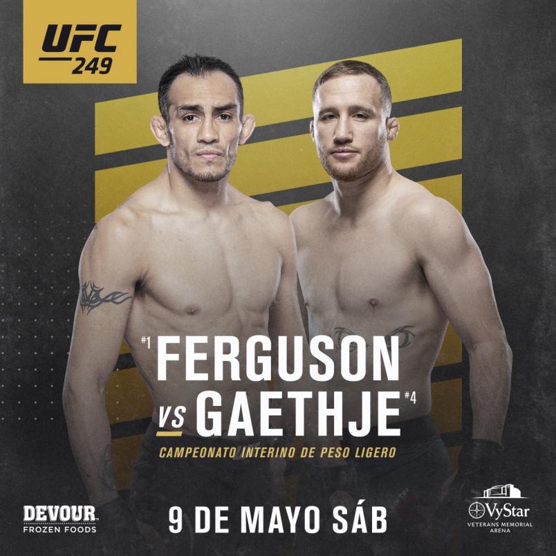 UFC 249 Ferguson vs Gaethje 9 de Mayo Espanol
