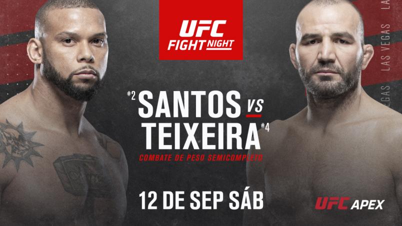Thiago Santos vs Glover Teixeira spanish announcement