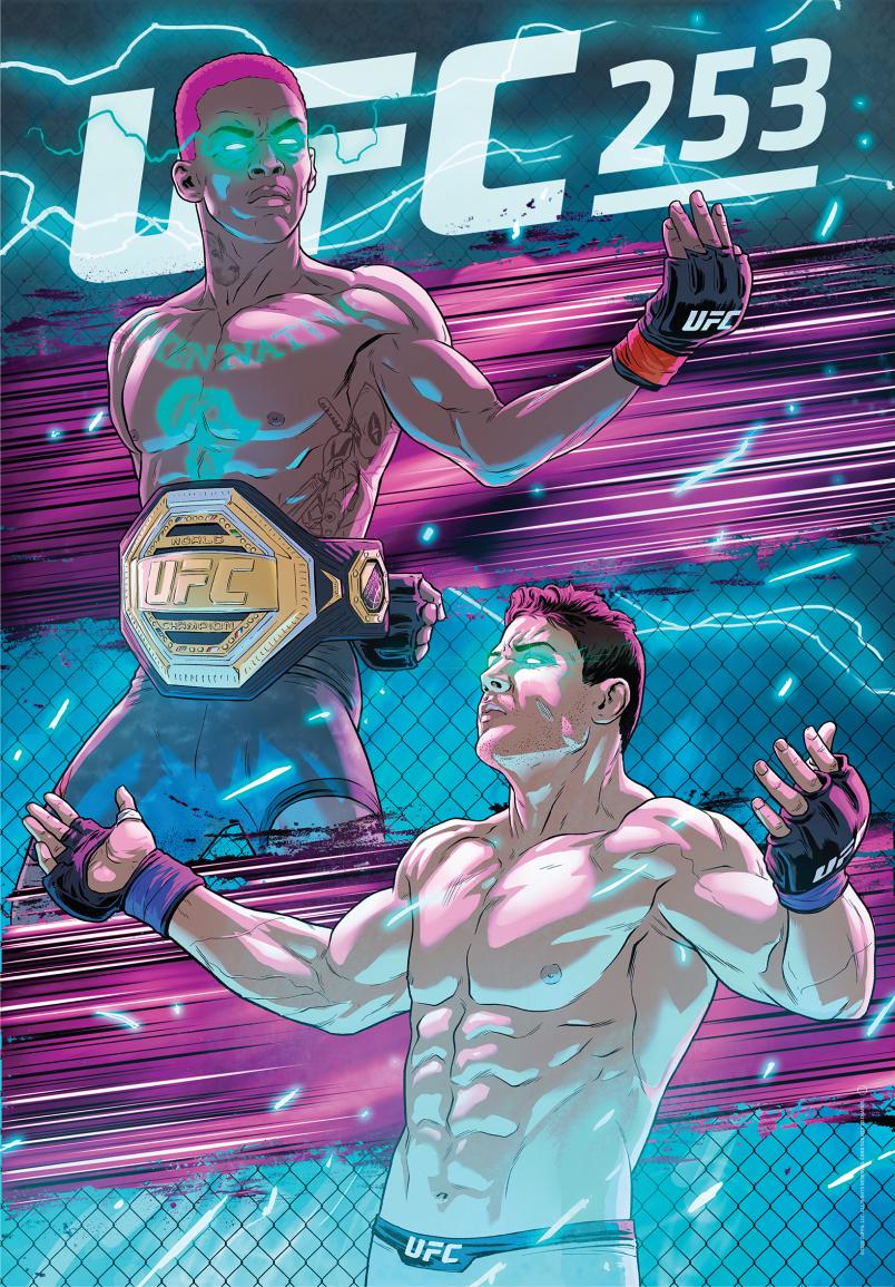 La Creacion De Los Posters Artisticos De Ufc 253 Ufc