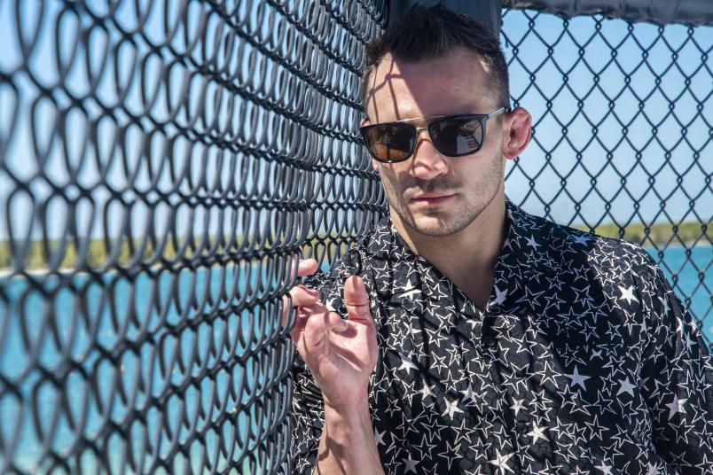Michael Chandler poses for a portrait on Yas Beach on October 20, 2020 on UFC Fight Island