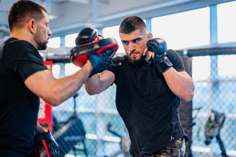 Ramiz Brahimaj training for UFC Vegas 46