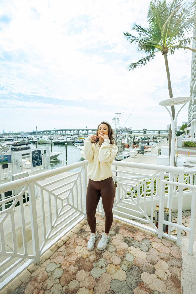 Maycee Barber poses for a portrait in Miami, Florida, on March 6, 2024. (Photo by Savannah Alarcon/Zuffa LLC)