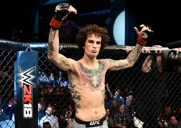 LAS VEGAS, NV - DECEMBER 01: Sean O'Malley prepares to face Terrion Ware in their bantamweight bout during the TUF Finale event inside Park Theater on December 01, 2017 in Las Vegas, Nevada. (Photo by Jeff Bottari/Zuffa LLC/Zuffa LLC via Getty Images)