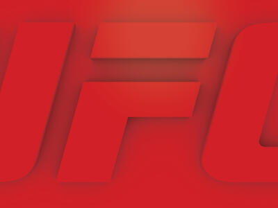 UFC 3D logo with Generic Red Color