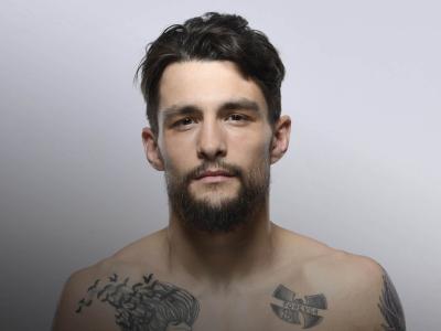 Jay Perrin poses for a portrait during a UFC photo session on February 16, 2022 in Las Vegas, Nevada. (Photo by Mike Roach/Zuffa LLC)