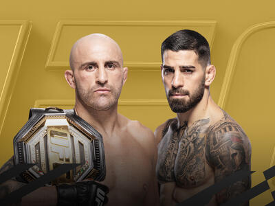 Don't Miss UFC UFC 298: Volkanovski vs Topuria for the UFC Featherweight Title, Live Saturday, February 17, 2024