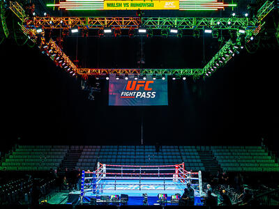 Generic view of the 3Arena in Dublin, Ireland. (Photo by John Barry/Zuffa LLC)