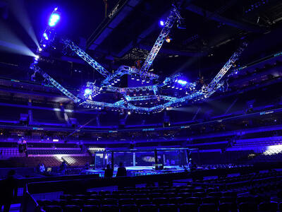 A general view of the Octagon prior to the UFC Fight Night event at Arena CDMX on February 24, 2024 in Mexico City, Mexico. (Photo by Josh Hedges/Zuffa LLC)