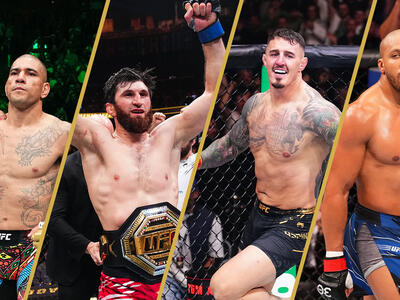 Alex Pereira, Magomed Ankalaev, Tom Aspinall, Ciryl Gane
